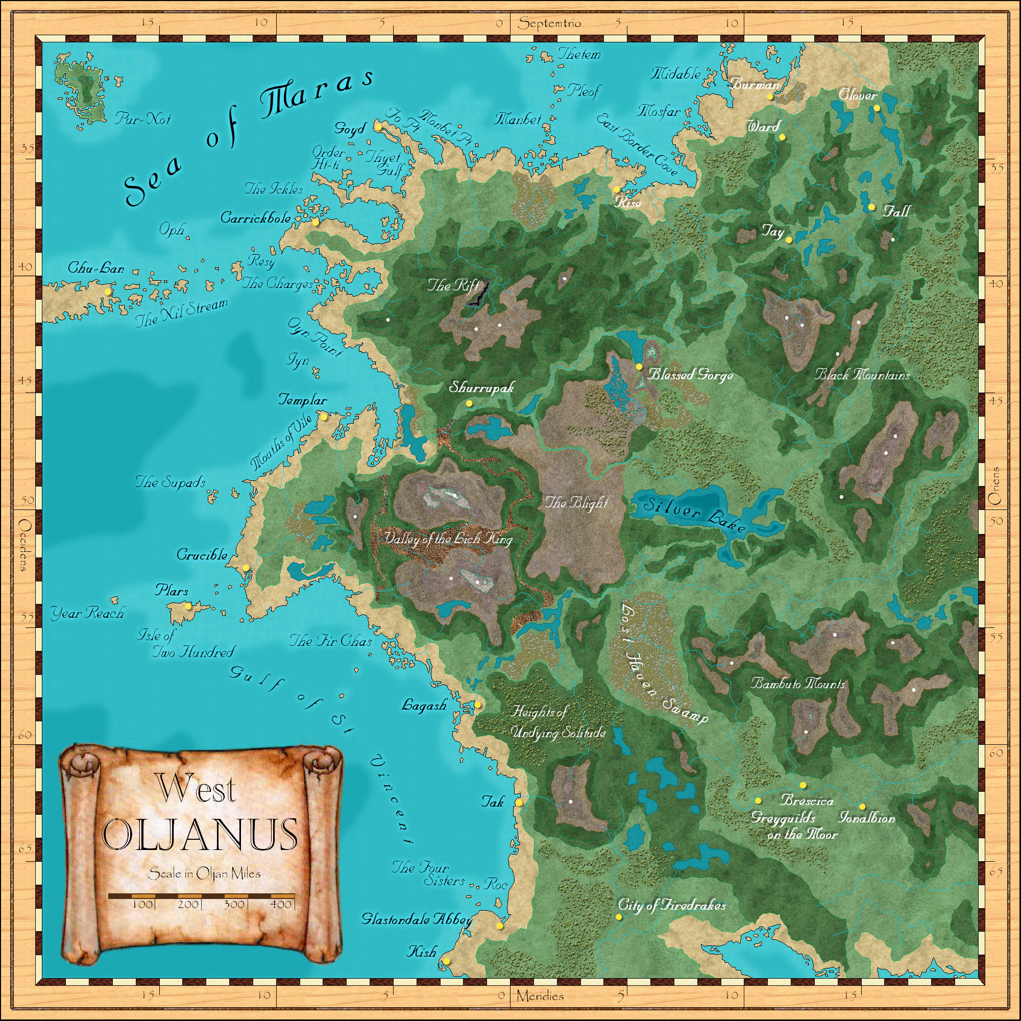 Natalya's West 1130 map