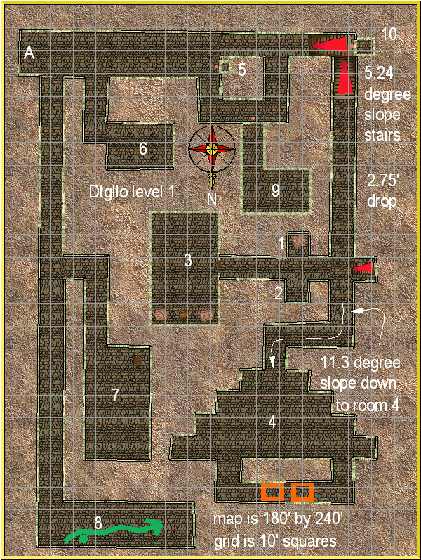 Level 2 of Dtgllo Castle, warning, Trillolara