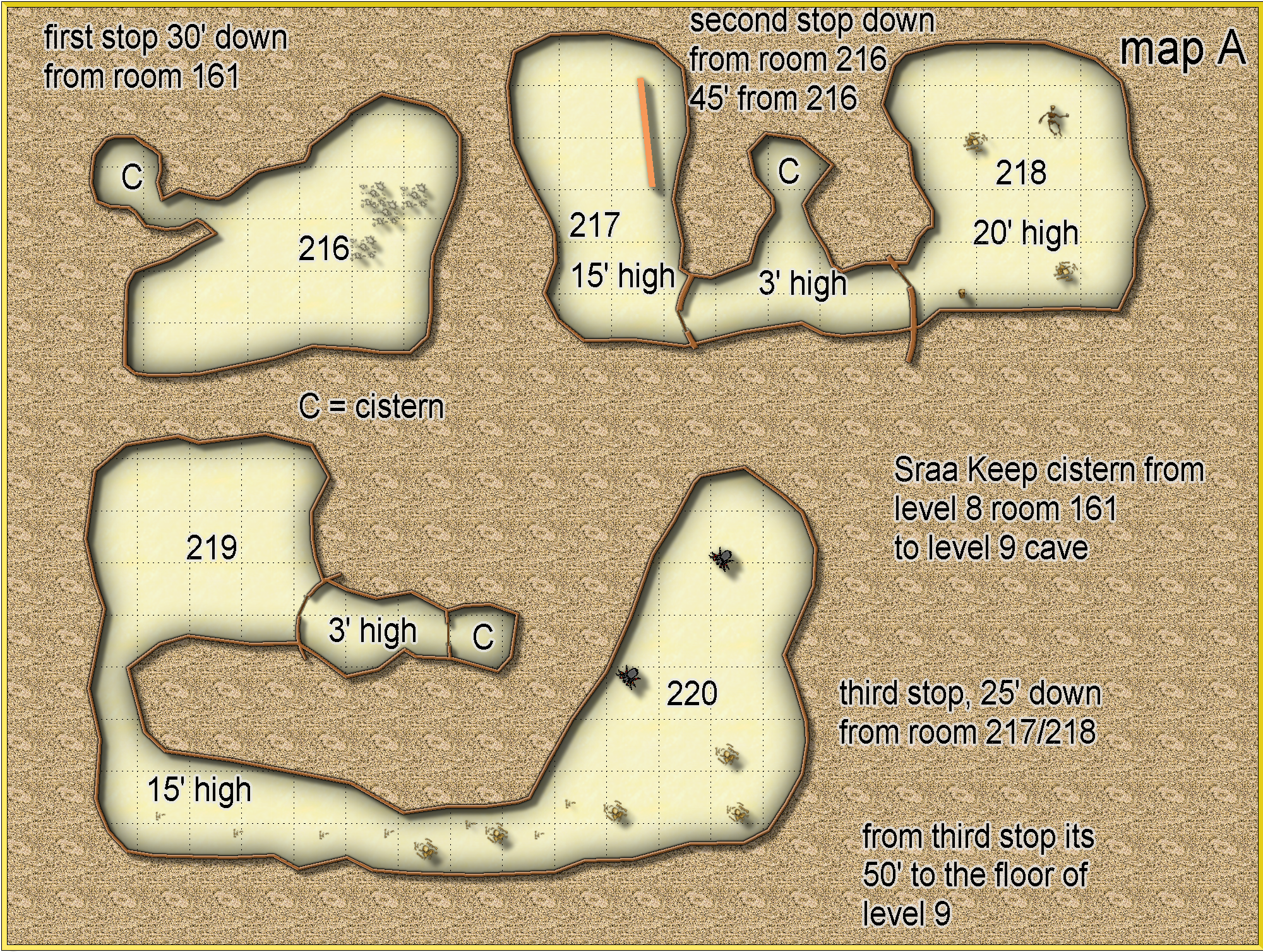 Sraa Keep Cistern down from room 161, Trillolara