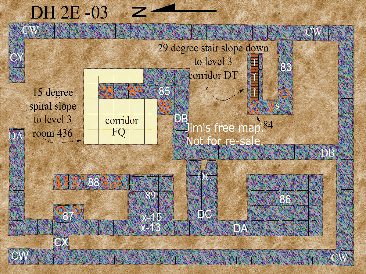 map section DH 2E -03